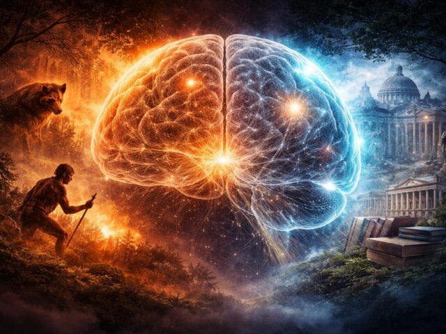 Instinto vs Cultura no Cérebro Humano